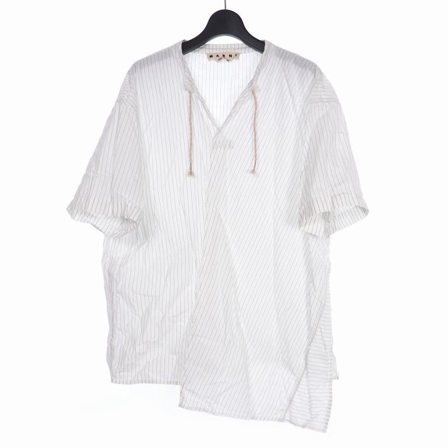 スペシャルset価格 中古 マルニ Marni 19ss ストライプ アシンメトリー スキッパー シャツ 半袖 48 ホワイト 白 Cumu0040a0 国内正規 メンズ ベクトル 古着 140 ブランド古着販売のベクトル 通販 Yahoo ショッピング 日本製 Www