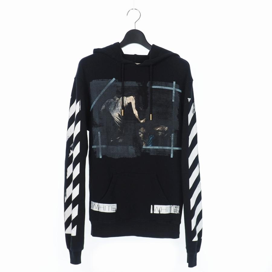 オフホワイト OFF WHITE 16SS カラヴァッジョ プリント パーカー フーディ XS ブラック 黒 メンズ :140-202204140598:ブランド古着販売のベクトル - 通販 - Yahoo!ショッピング クリアランス最安 フーディ パーカー off-white パーカー