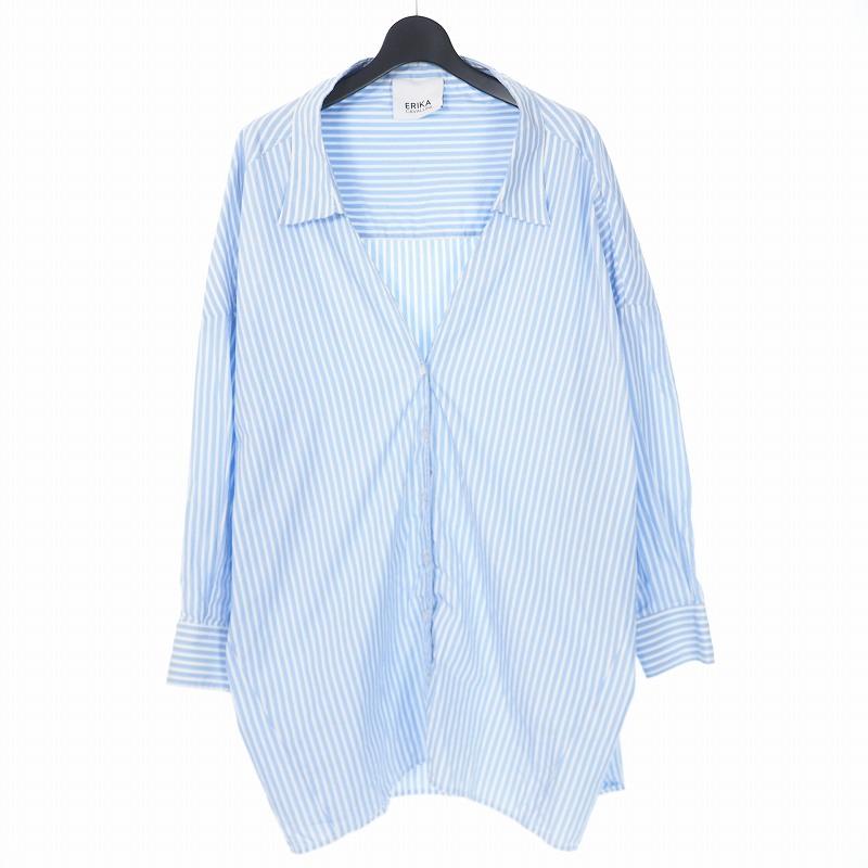 エリカカヴァリーニ ERIKA CAVALLINI 20SS Stripe Shirt エリカカヴァリーニ ERIKA CAVALLINI 20SS Stripe Shirt