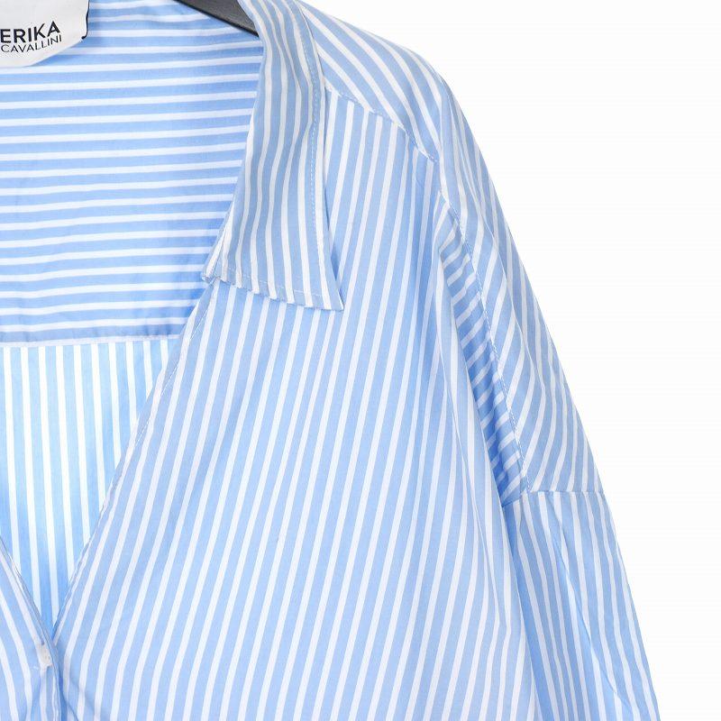 エリカカヴァリーニ ERIKA CAVALLINI 20SS Stripe Shirt エリカカヴァリーニ ERIKA CAVALLINI 20SS Stripe Shirt