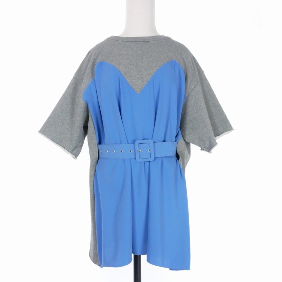 Aランク メゾンマルジェラ MM6 21SS オーバーサイズ ベルト スウェット