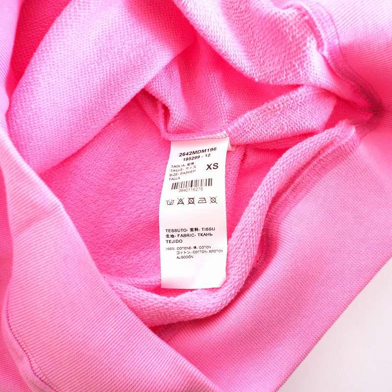 未使用品 エムエスジーエム MSGM ロゴプリント クルーネックスウェット 