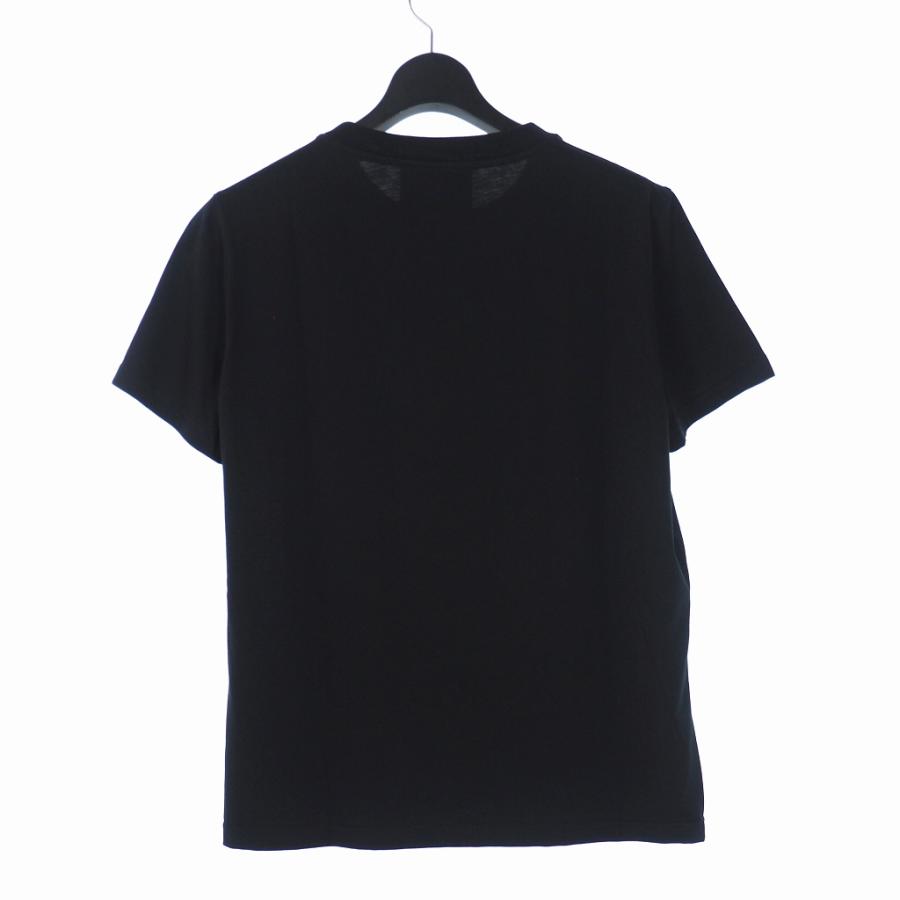 未使用品 モスキーノ MOSCHINO 20SS ロゴ プリント Tシャツ カットソー 半袖 38 黒 ブラック A0708 レディース｜vectorpremium｜02