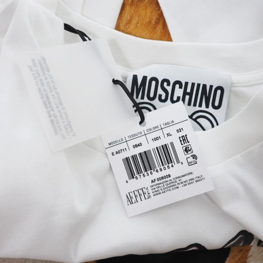 未使用品 モスキーノ MOSCHINO 20SS バッド テディベア プリント T