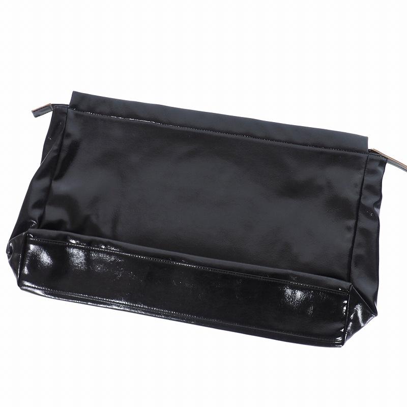 未使用品 プランシー PLAN C SOFT POCHETEE クラッチバッグ 鞄 U 黒 