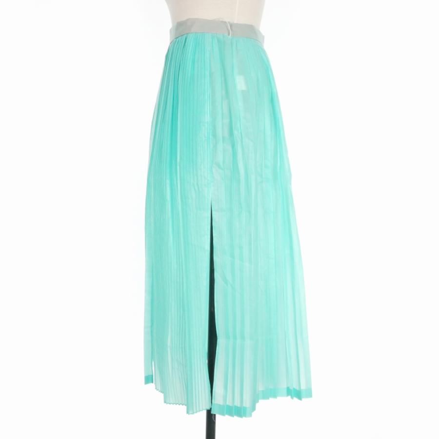 未使用品 ファセッタズム FACETASM プリーツ ロングスカート 1 ブルー  