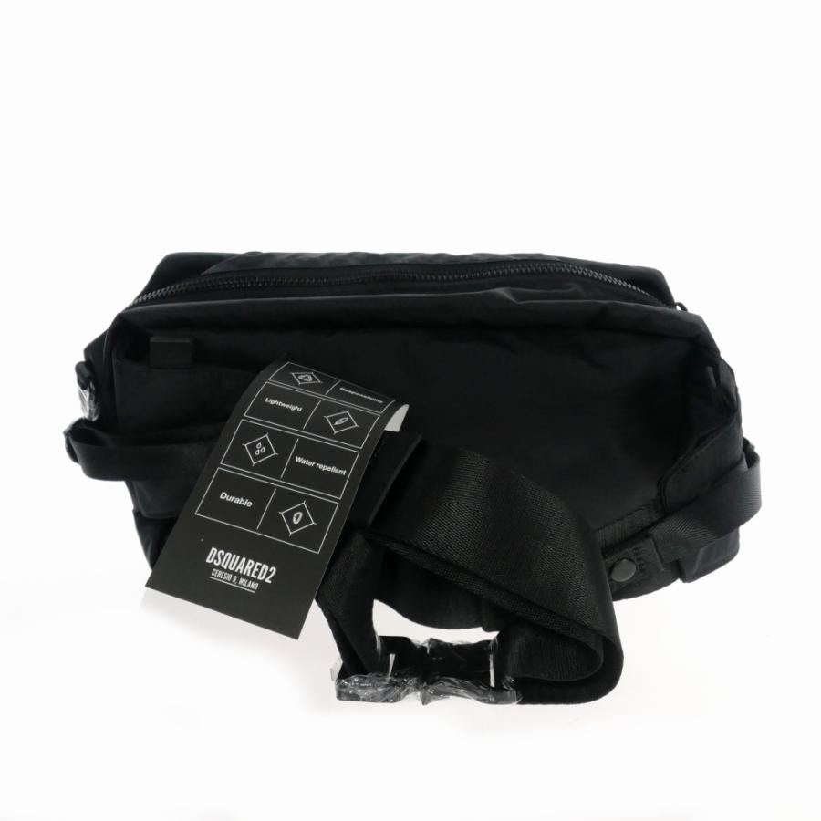 未使用品 ディースクエアード DSQUARED2 22AW BELT BAG ボディバッグ ウエストポーチ 鞄 ブラック 黒 S82BB0046 国内正規 メンズ｜vectorpremium｜02