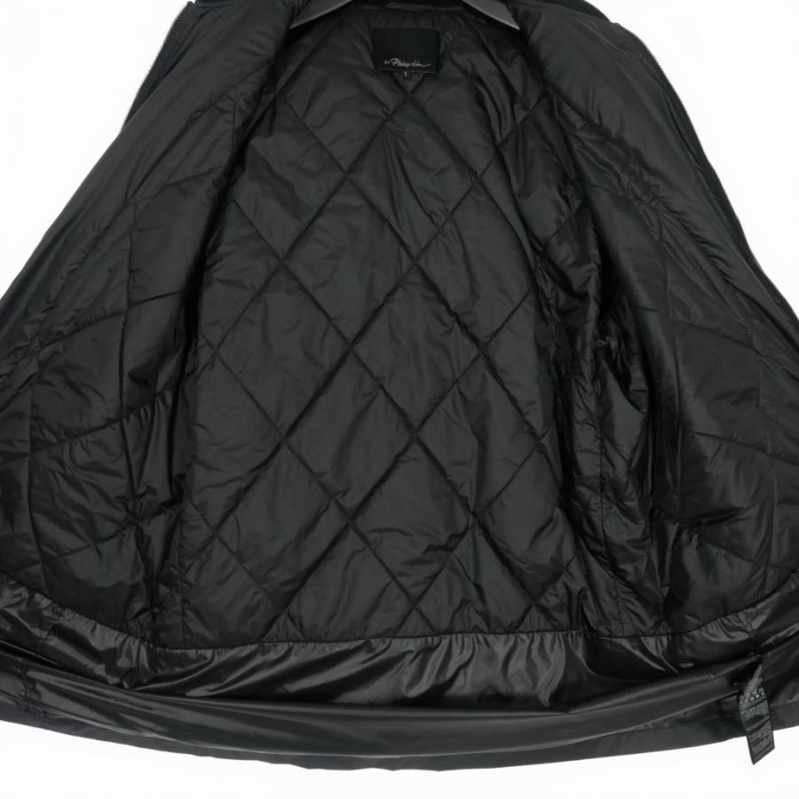 3.1 フィリップリム 3.1 phillip lim レイヤード ナイロン フーデッドコート 中綿 S ネイビー 紺 F115-8232F メンズ