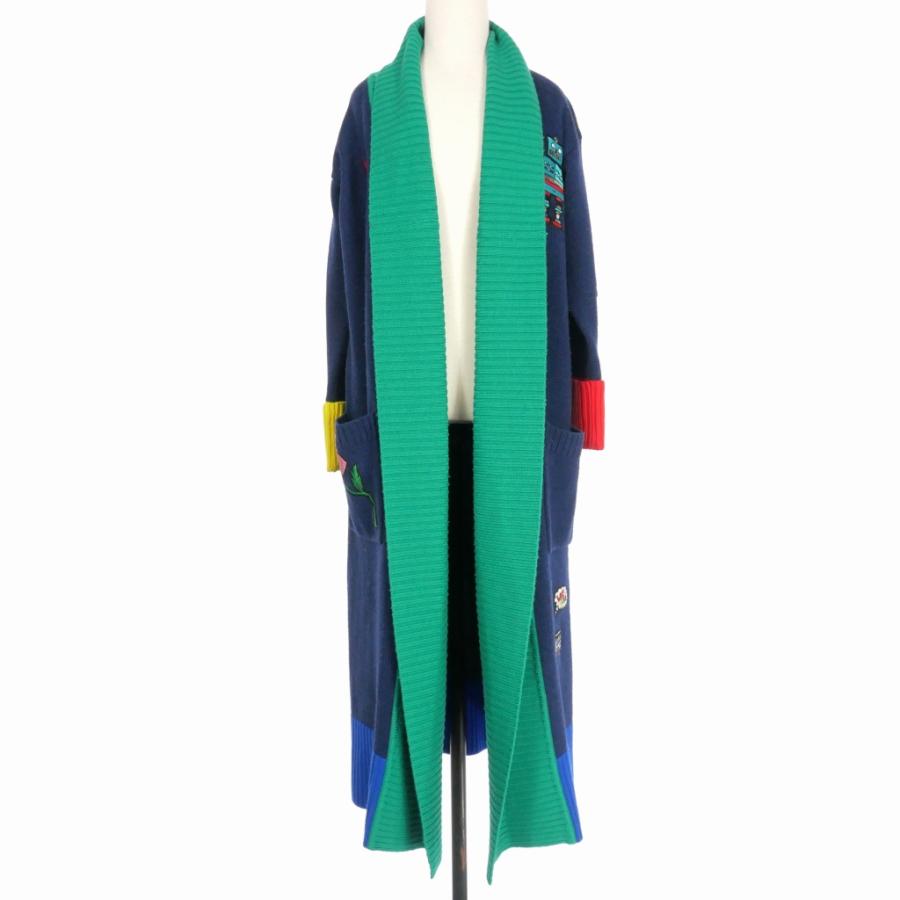 ミラミカティ MIRA MIKATI ワッペン付き ロングニット 