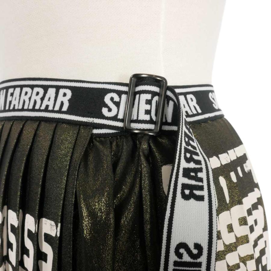 シメオン ファラー simeon farrar ラッププリーツスカート ボトムス S 