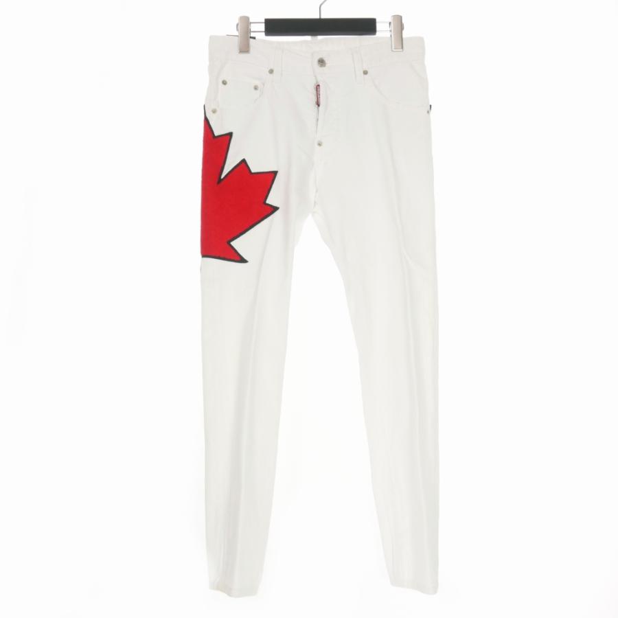 DSQUARED2 ディースクエアード 22SS ロゴワッペンデニムパンツ 
