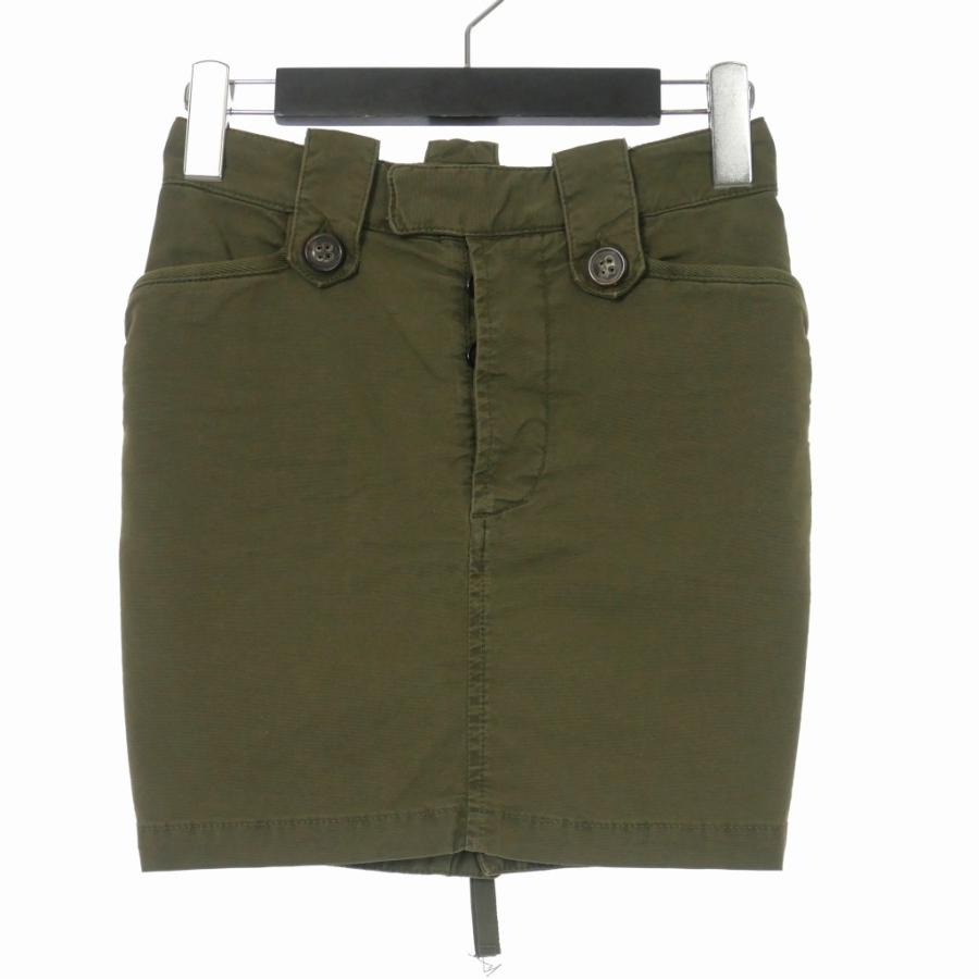 DSQUARED2 ディースクエアード 22SS バックジップ タイトスカート ミニ  
