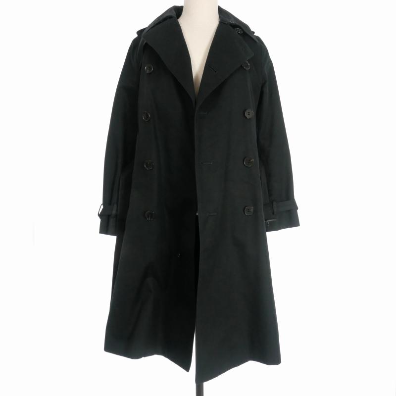 ハイク HYKE ライナー付き トレンチコート ジャケット 1 ブラック 黒  