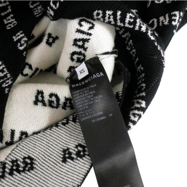 BALENCIAGA バレンシアガ Mini Allover Logo Sweater ロゴニット BALENCIAGA バレンシアガ Mini Allover Logo Sweater ロゴニット