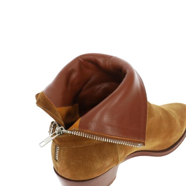 セリーヌ CELINE バックバックル ジップドアイザックブーツ ショート  