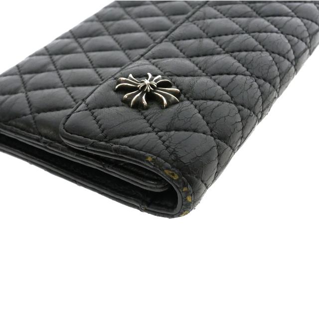 クロムハーツ CHROME HEARTS ウェーブキルティング レザー 
