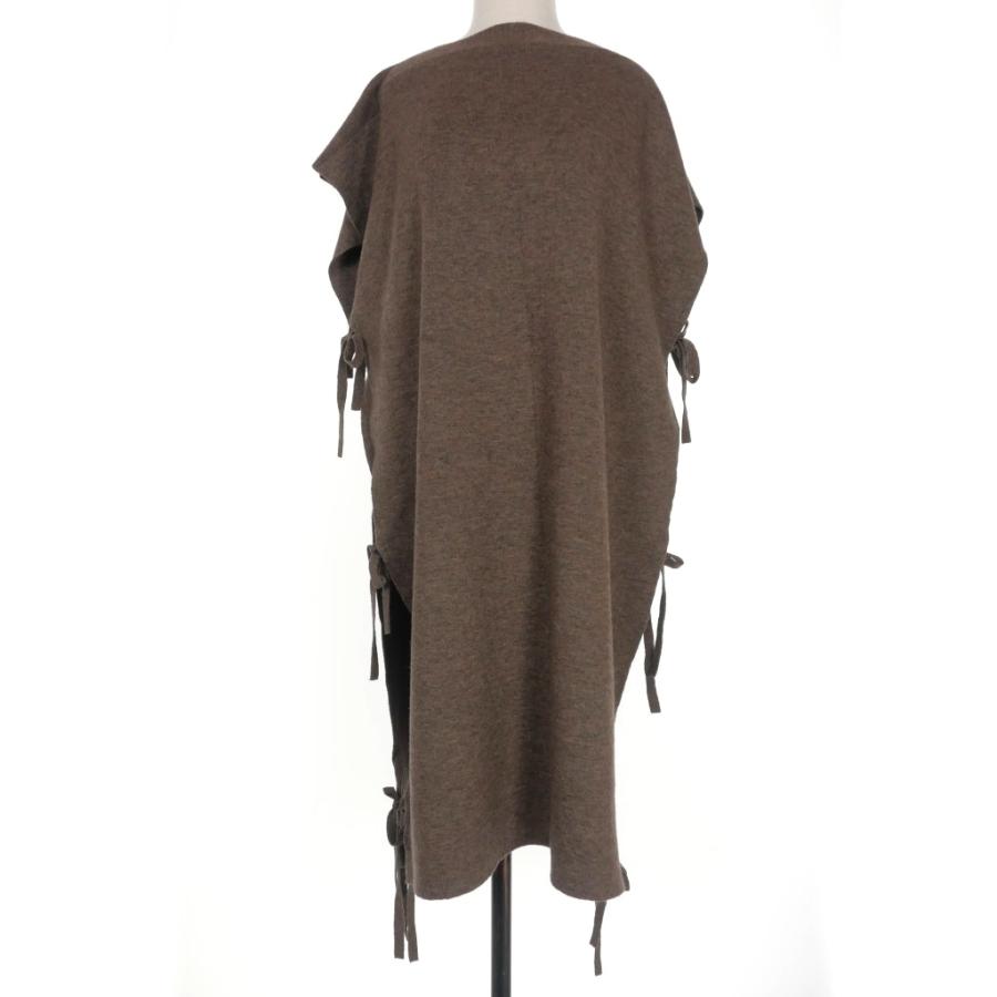 テーロプラン TELOPLAN ニットワンピース ドレス サイドリボン F  