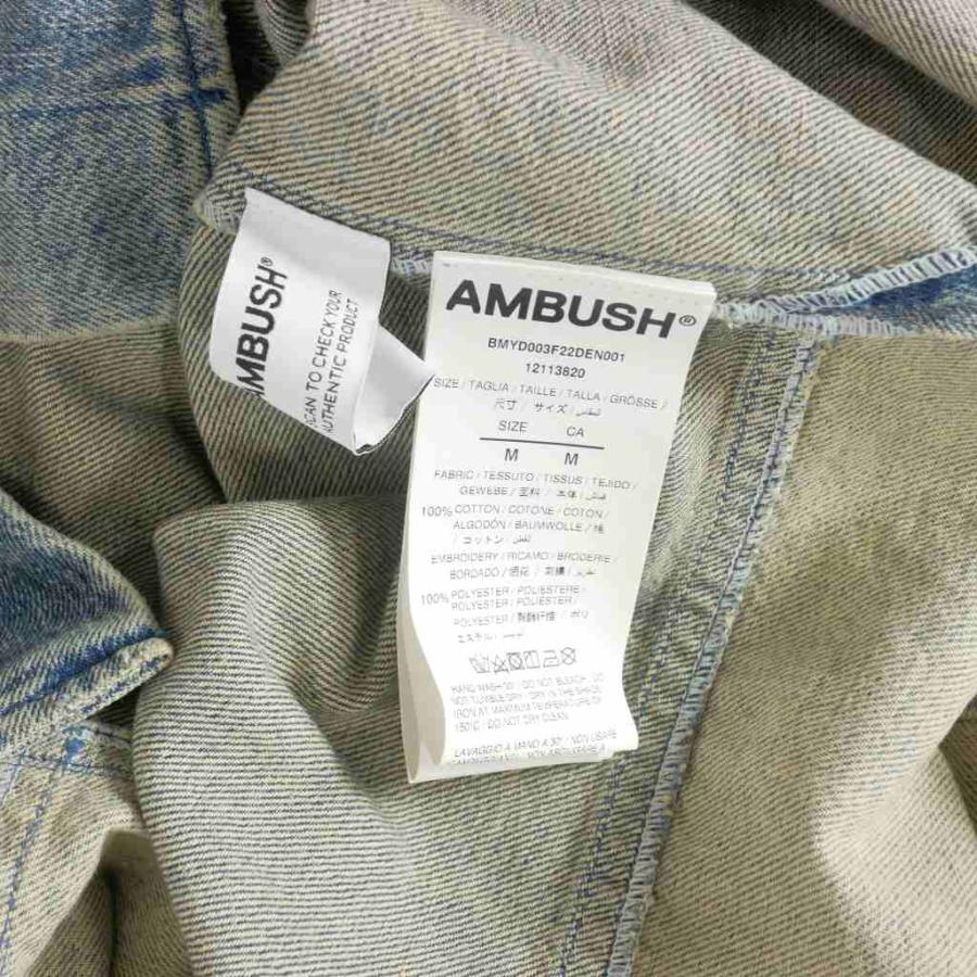 アンブッシュ AMBUSH 22AW パッチワーク デニムシャツ 長袖 M インディゴ BMYD003F22DEN001 メンズ｜vectorpremium｜06