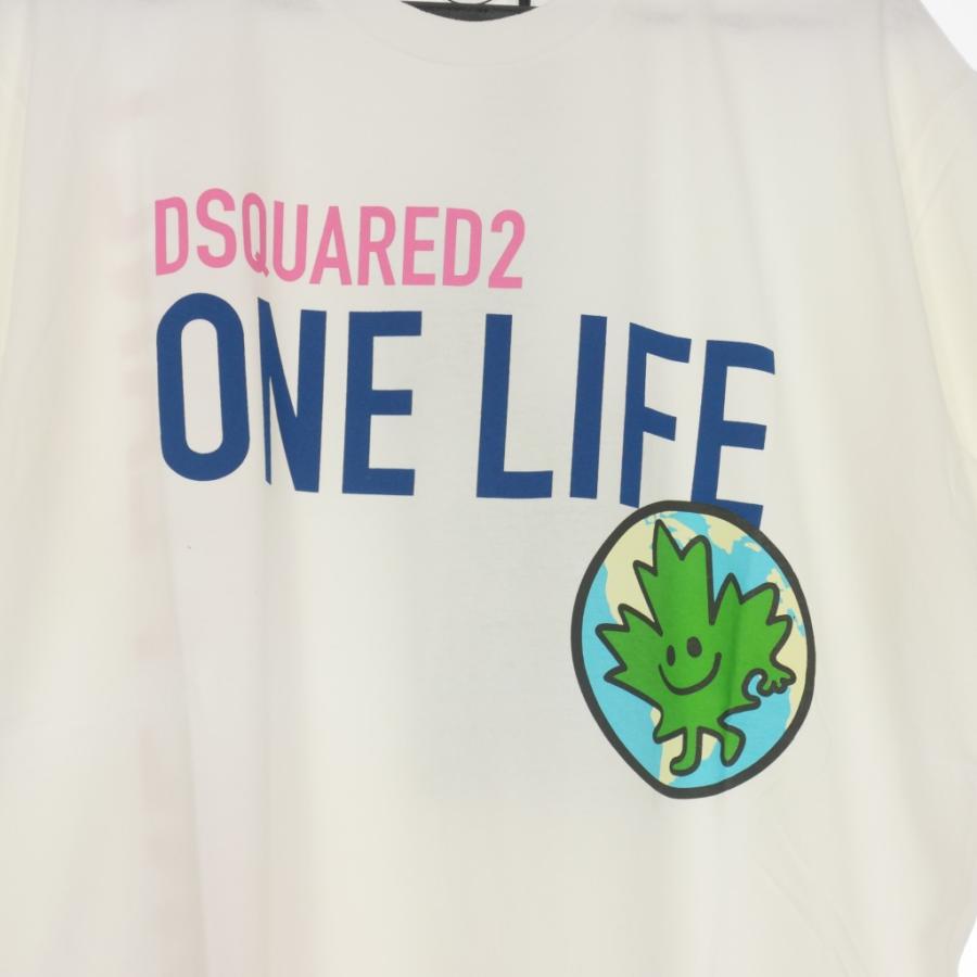 DSQUARED2 未使用品 ディースクエアード 22SS ONE LIFE PLANET ロゴ  