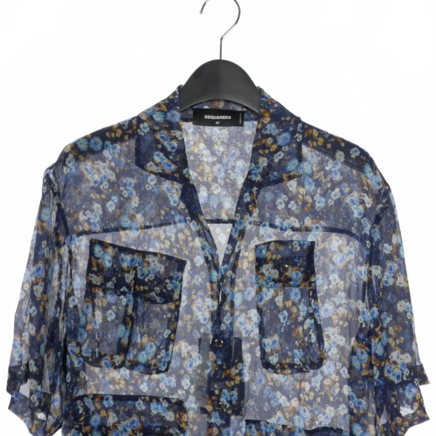 DSQUARED2 未使用品 ディースクエアード 22SS シアー フラワー DSQUARED2 未使用品 ディースクエアード 22SS シアー フラワー