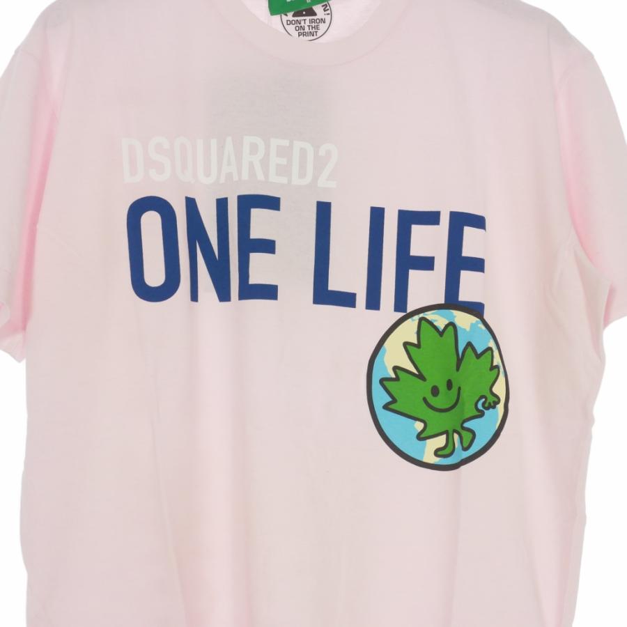 DSQUARED2 未使用品 ディースクエアード 22SS ONE LIFE PLANET クルー 