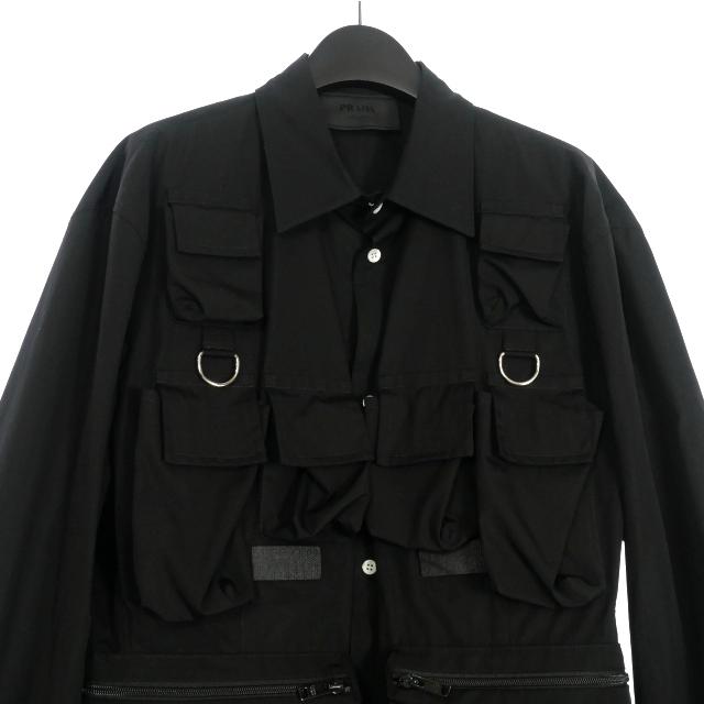 PRADA（プラダ） PRADA 24SS シングルブレスト コットンジャケット