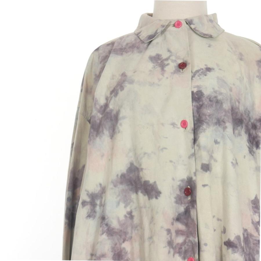 【中古】バレエ バイ バックラッシュ BALLET BY BACKLASH カンガルースエード レザーシャツ ブラウス 長袖 バレエ バイ バックラッシュ BALLET BY BACKLASH カンガルースエード