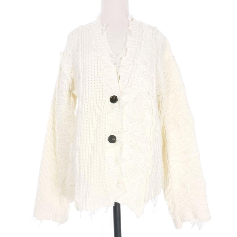 パーバーズ PERVERZE Wave Stripe Crash Knit ダメージ加工  