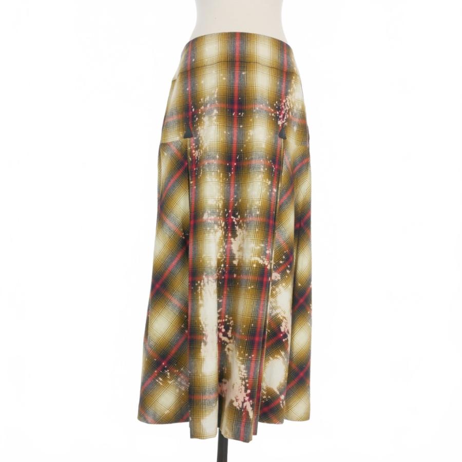 DSQUARED2 未使用品 ディースクエアード 22AW ロングチェックスカート  