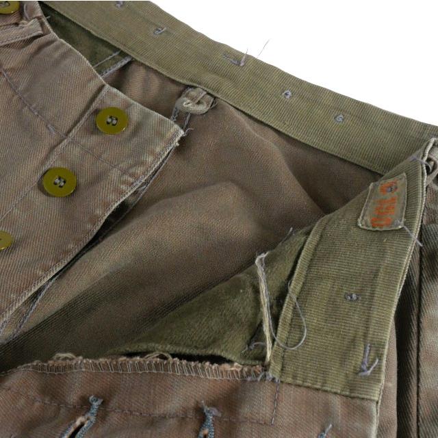 スウェーデン軍 M-59 カーゴパンツ ミリタリー C150 ブラウン/カーキ