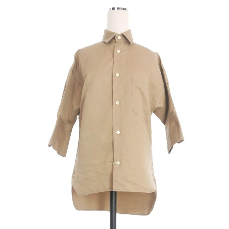 マディソンブルー MADISONBLUE J.BRADLEY CUFF SHIRT 五分袖 シャツ XS 
