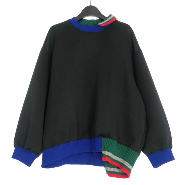 カラー kolor 21AW Pe ダンボールプルオーバー トレーナー 長袖 2 