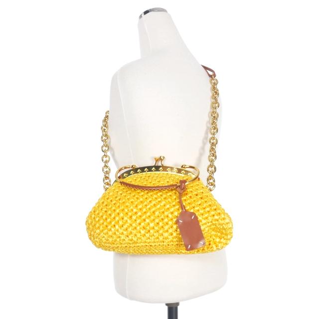 【中古】未使用品 メゾンマルジェラ Maison Margiela 21AW RAFFIA S.W.A.L.K. II 2WAY ラフィアハンドバッグ 未使用品 メゾンマルジェラ Maison Margiela 21AW RAFFIA S.W.A.L.K.