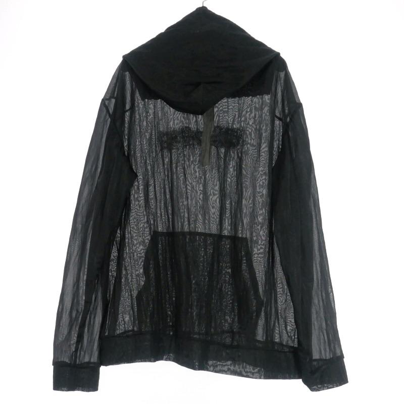 ダブレット doublet SHEER VEIL HOODIE シアーベールフーディ パーカー 