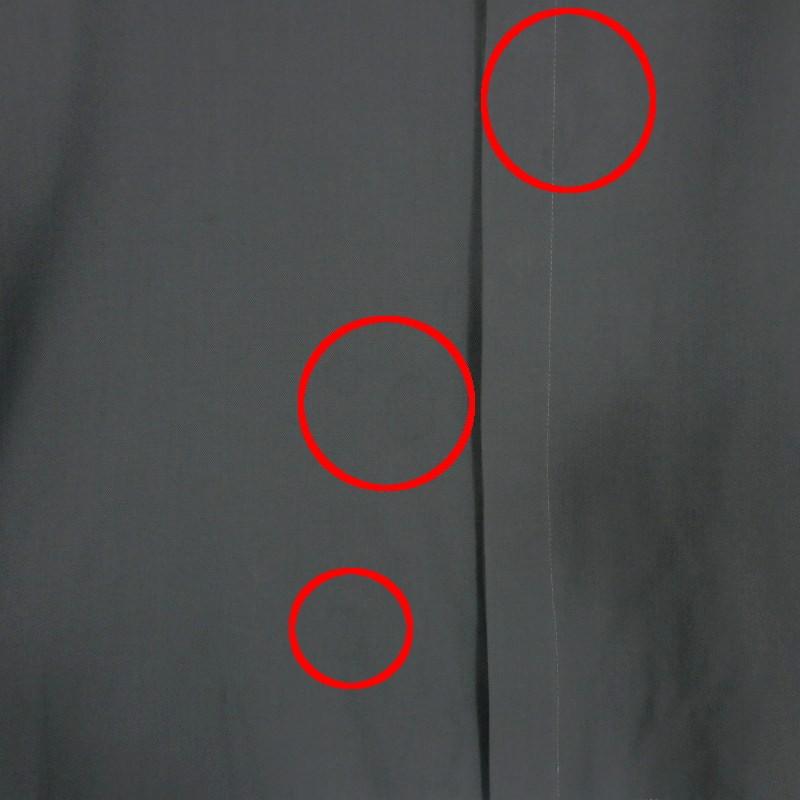 【中古】オーエーエムシー OAMC 23AW MODULAR SHIRT ジッパーデザインシャツ 長袖 M グレー 23E28OAU24 メンズ オーエーエムシー OAMC 23AW MODULAR SHIRT ジッパーデザインシャツ