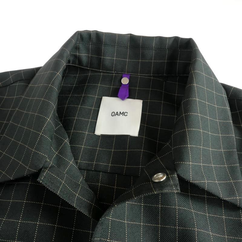 オーエーエムシー OAMC 23SS Checkered shirt チェックシャツ 半袖 L 