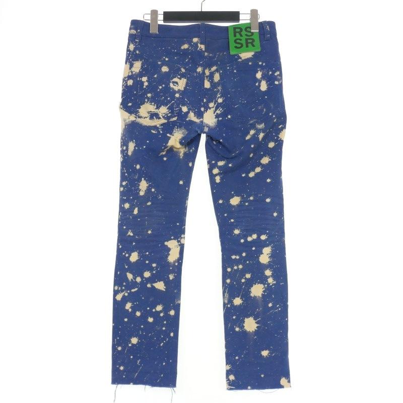 ラフシモンズ RAF SIMONS 14AW STERLING RUBY ブリーチジーンズ デニム  