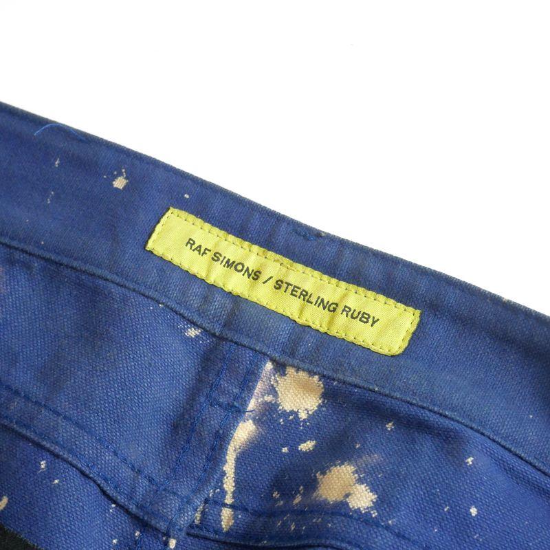 ラフシモンズ RAF SIMONS 14AW STERLING RUBY ブリーチジーンズ デニム  