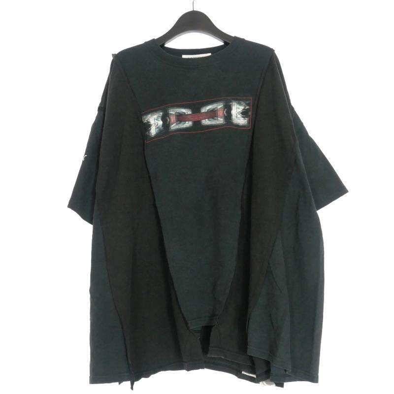 ディスカバード DISCOVERED TOOL リメイクTシャツ プリント半袖 