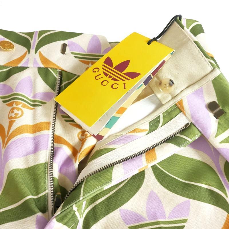 GUCCI 未使用品 グッチ × アディダス adidas Trefoil Print Shorts 