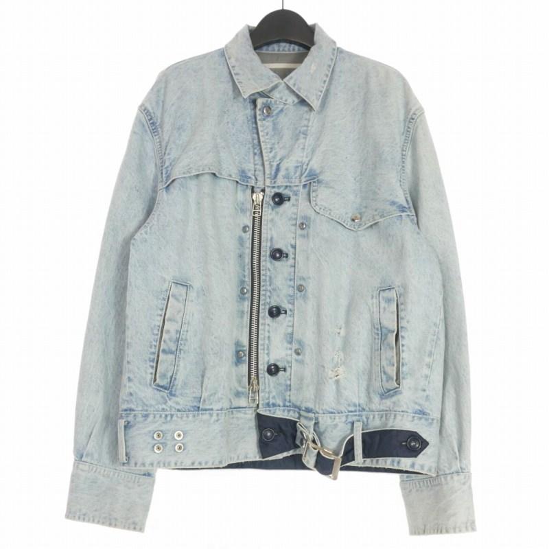 タム TAMME 23AW CRACKS BLEACH DENIM B.D JACKET ブリーチ デニム  