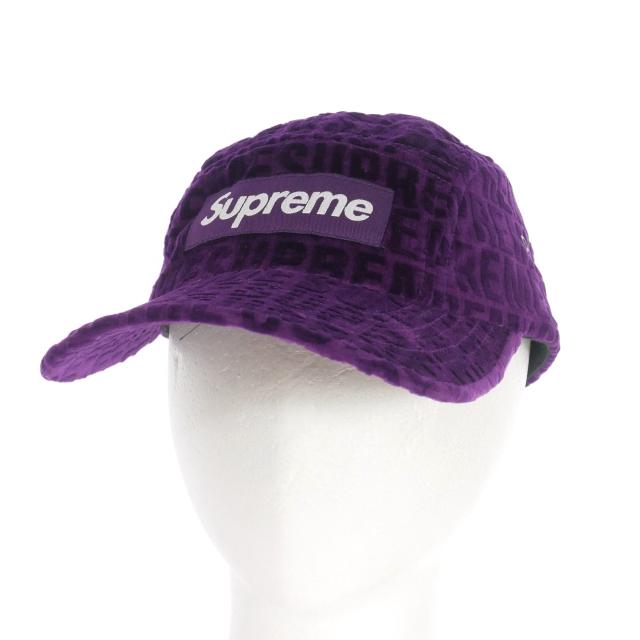シュプリーム SUPREME Velvet Pattern Camp Cap ベルベット キャンプ 