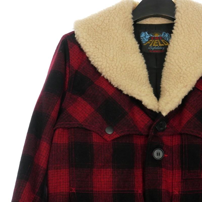 美品　TMT ボア　チェック　ランチジャケット TMT（ティーエムティー）の「【大東駿介さん着用】COTTON-WOOL