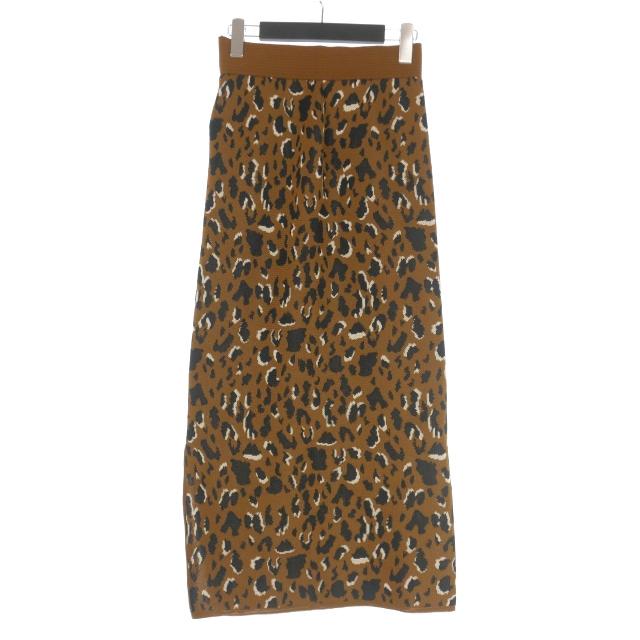 未使用品 トリコテ TORICOTE LEOPARD PATTERN SKIRT レオパード柄 
