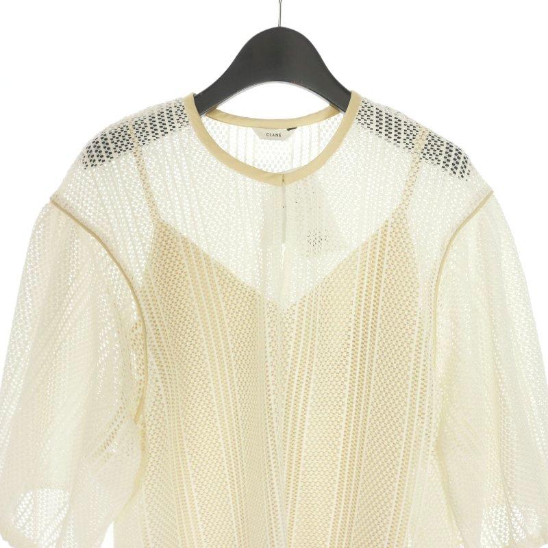 クラネ CLANE STRIPE LACE LAYRED ONE PIECE レイヤードワンピース