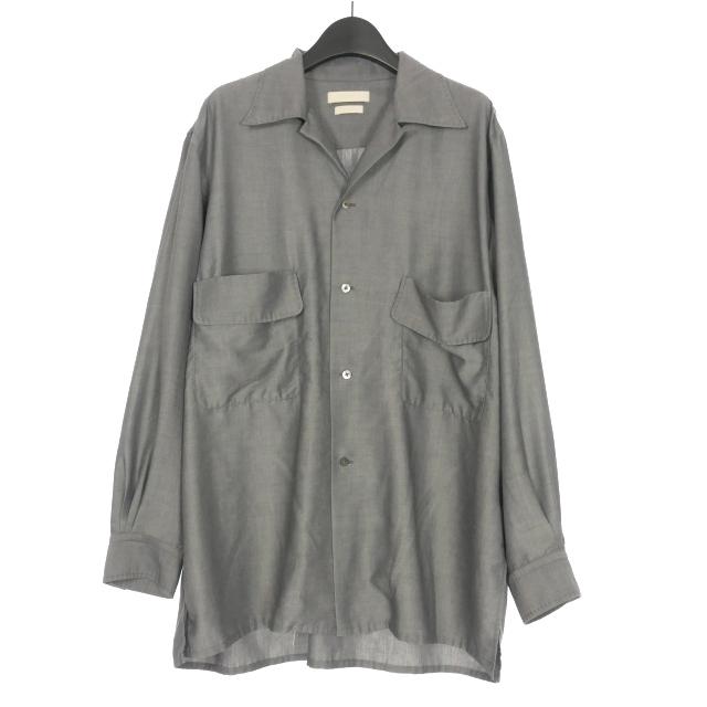 ヨーク YOKE 23SS OPEN COLLAR SHIRT オープンカラーシャツ 長袖 2 