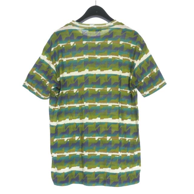 イッセイミヤケメン ISSEY MIYAKE MEN 総柄プリント クルーネックT  