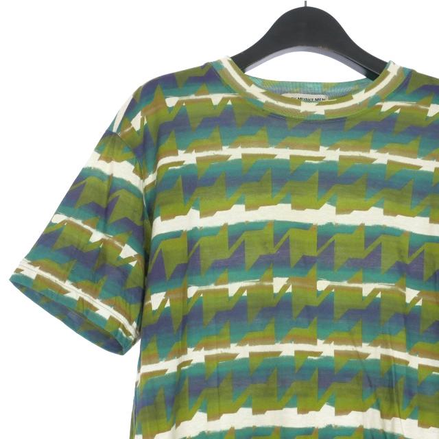 イッセイミヤケメン ISSEY MIYAKE MEN 総柄プリント クルーネックT  