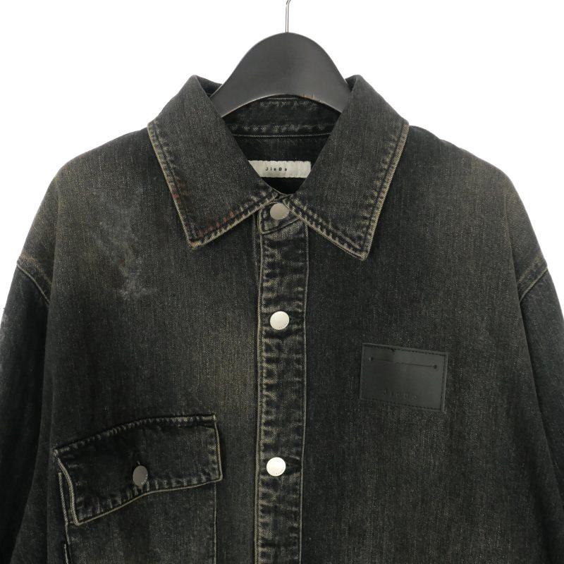ジエダ Jieda 2TONE DAMAGE OVER DENIM SHIRT オーバーサイズデニム 