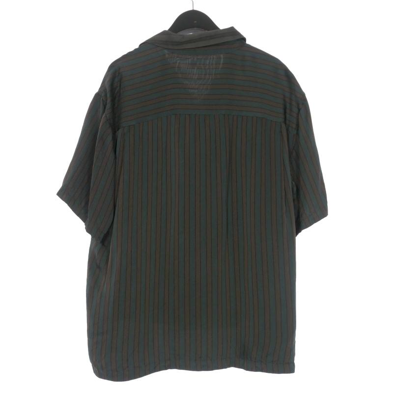 ビューティフルピープル beautiful people lining stripe open collar 